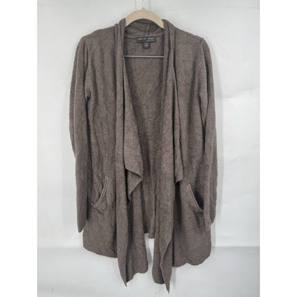 Barefoot Dreams Cozy Chic Cardigan Women Small/medium Brown Loungewear Casual - Picture 1 of 8